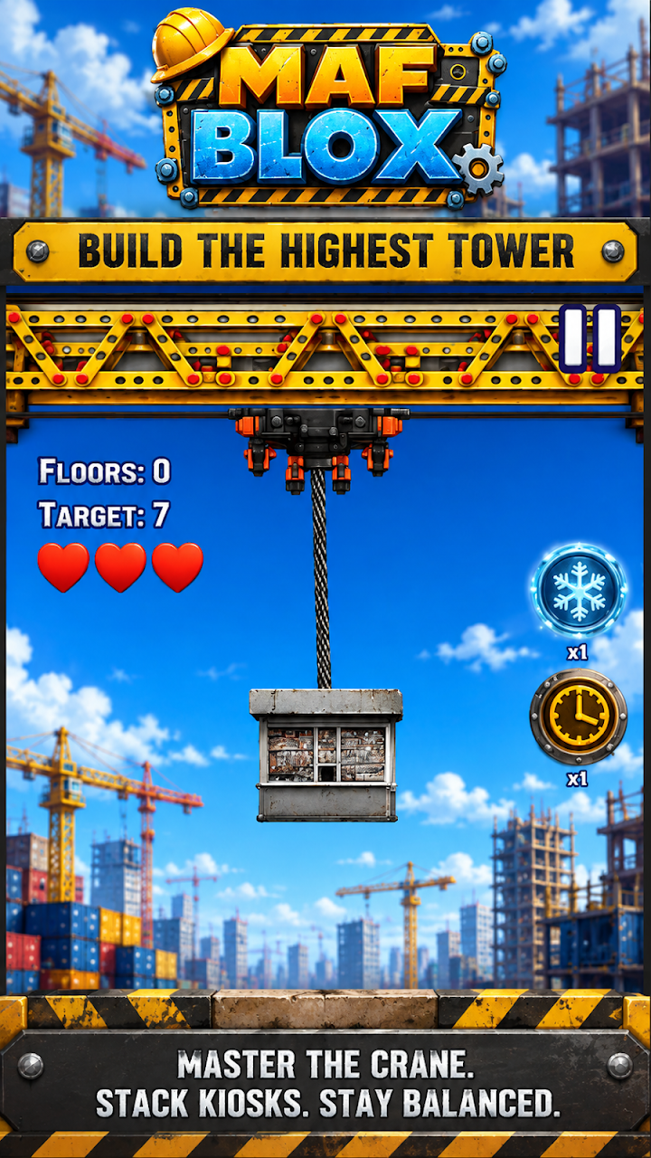 MAF Blox: Tower Building Game screenshot